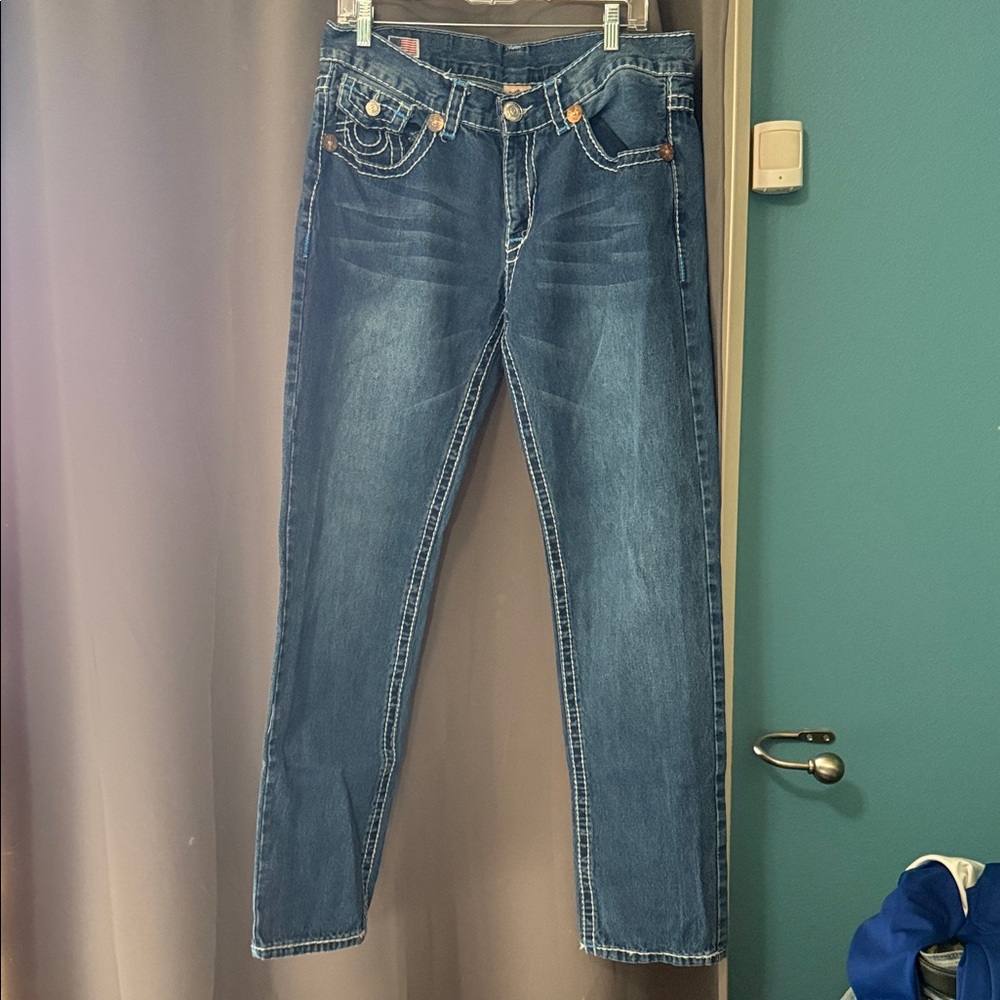 True Religion Blue Bootcut Jeans